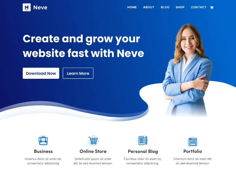Tema WordPress Neve
