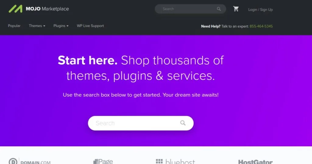 Comprar tema WordPress na Mojo Marketplace